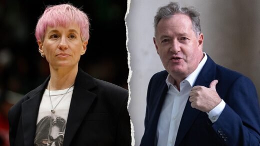 Piers Morgan slams Megan Rapinoe over silence on Iranian women’s soccer