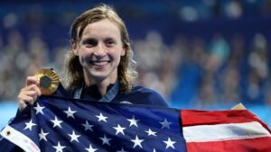 Katie Ledecky talks what she’s learned about America