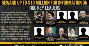 U.S. offers $10 million reward, chance to relocate for information on Iran’s leaders: “Send us a tip”