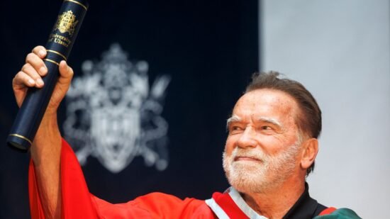 Arnold Schwarzenegger returns to Belfast to receive honorary doctorate | UK News