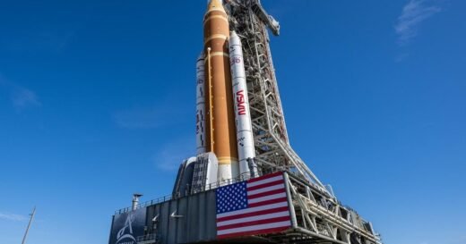 Repaired Artemis II moon rocket heads back to pad for April 1 launch try