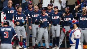 World Baseball Classic: US team gifted game-worn Olympic jerseys by gold medalists