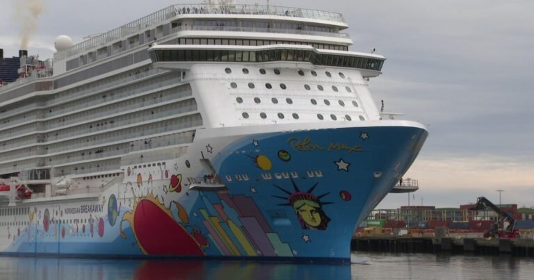 Crew member on Norwegian Breakaway cruise ship falls overboard off Massachusetts coast