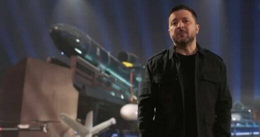 Ukrainian president says robots captured territory from Russian soldiers