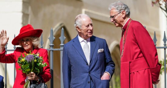 Andrew and his family absent as British royals attend Easter service