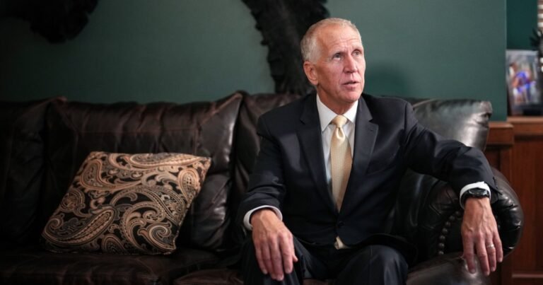Tillis vows to keep blocking Fed nominee and says Trump should apologize for pope attacks