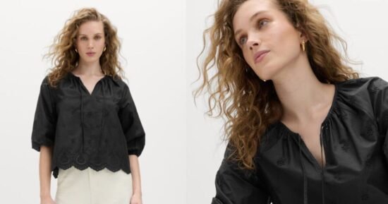 M&S’ £23 cotton blouse ‘covers the tummy’ and upper arms