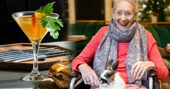 Lonely pensioners get a Hoppy Easter thanks to bunny therapy