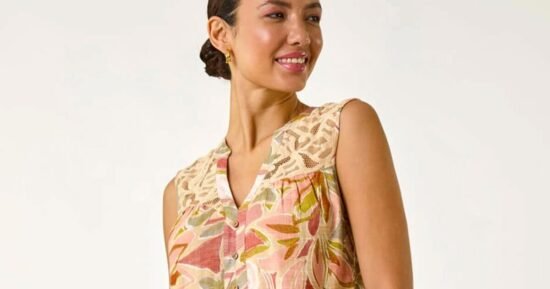 Roman dress drops to £37.80 with special code.