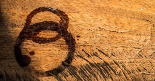 Water marks ‘vanish’ from wood when using unconventional food item