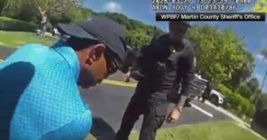 Body camera video of Tiger Woods arrest shows golfer being handcuffed after Florida crash