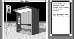 Transfer Point is a modern adventure game made with 40-year-old software