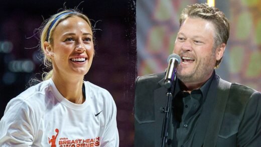 WNBA star Sophie Cunningham starstruck as Blake Shelton crashes Fever practice