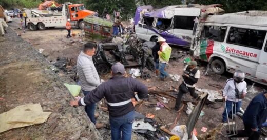 At least 19 killed, dozens hurt in Colombia highway blast
