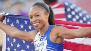 Allyson Felix says she plans comeback to run at 2028 LA Olympics at 42