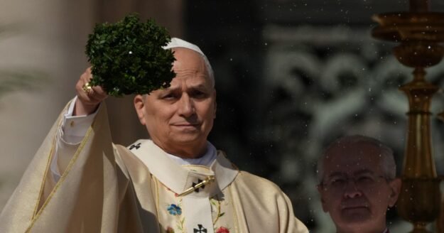 Pope Leo XIV calls for hope amid global conflicts on his first Easter as pontiff