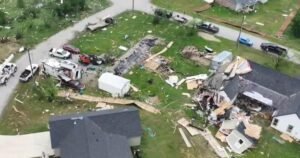 Man says “we actually felt the house lift up a little” as tornadoes sweep across central U.S.
