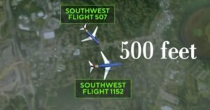 Southwest pilots take evasive maneuvers to avoid midair collision over Nashville