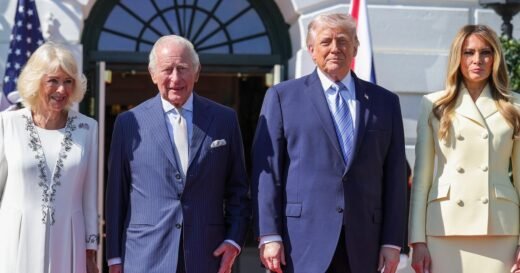 Trump, first lady greet King Charles and Queen Camilla at White House