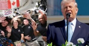Watch: Trump calls Artemis II crew, congratulates them on historic trip around moon