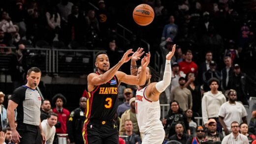 CJ McCollum’s buzzer-beater waved off as Knicks beat Hawks