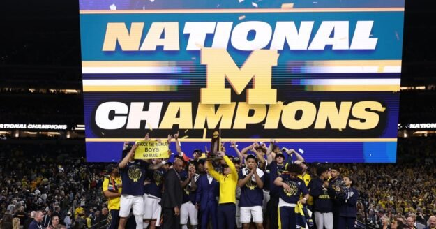Michigan holds off UConn to win 2026 NCAA men’s basketball title