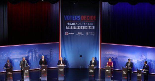 Candidates face off in the CBS California Governor’s Debate ahead of June 2 primary