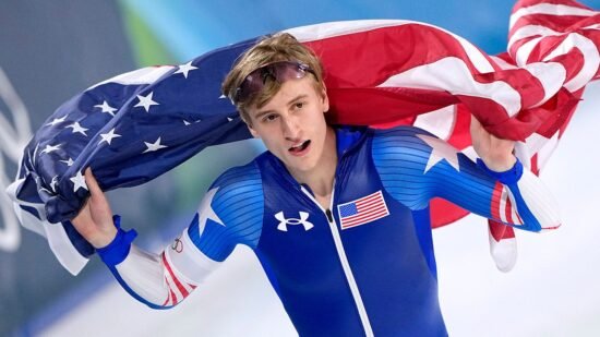 Speedskater Jordan Stolz says he’s ‘always happy to represent the USA’