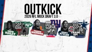NFL mock draft: Raiders projected to pick QB Fernando Mendoza No. 1 overall