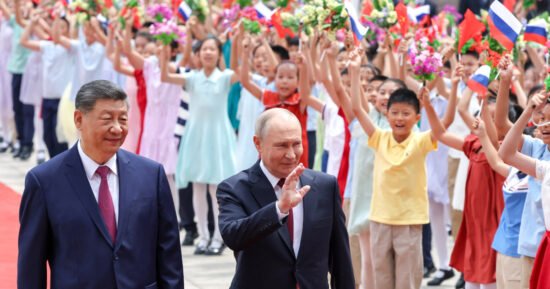 Putin and Xi say ties are at ‘unprecedented’ high at friendly summit after Trump visit