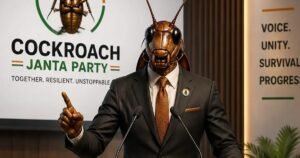 India’s ‘Cockroach Janata Party’ began as a joke. Then millions joined in.