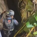 Man rescued after more than a week trapped in flooded cave in Laos