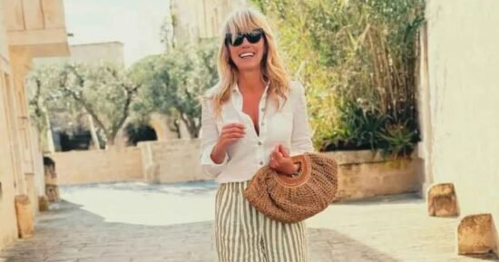 This Morning’s Clodagh McKenna wears tummy flattering linen trousers