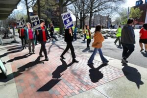 Loyola, UC Workers to Strike While Harvard Fights Continue