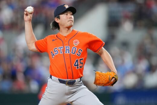 Houston Astros throw combined no-hitter in 9-0 blowout over Texas Rangers