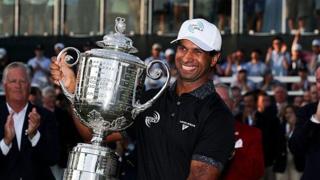 Aaron Rai wins 2026 PGA Championship by three shots with final-round 65