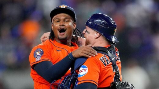 Astros’ Alimber Santa is first pitcher since 1900 to make MLB debut in no-hitter