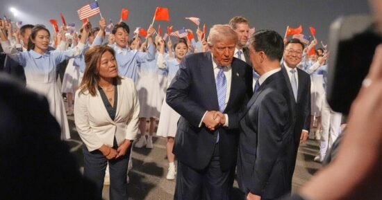 Trump to meet with Chinese leader Xi in Beijing today as trade, tariffs and Taiwan loom over visit