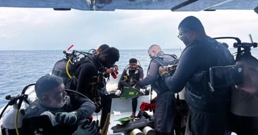 Finnish divers join the search for remains of 4 Italian divers in the Maldives