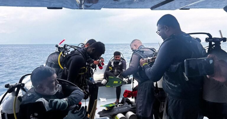 Finnish divers join the search for remains of 4 Italian divers in the Maldives
