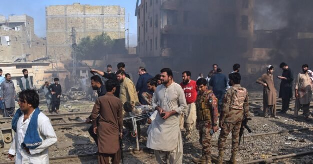 Suicide bombing in embattled Pakistan province kills 24, injures dozens more