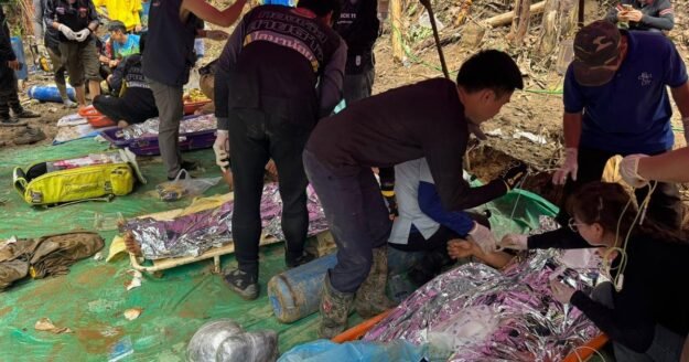 Four more Laos gold miners rescued from cave where they spent 10 days trapped