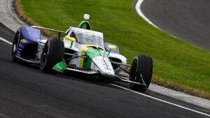 IndyCar rookie Caio Collet suffers fiery crash at 2026 Indy 500 race