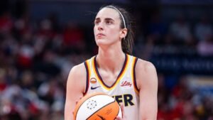 Caitlin Clark exits preseason game after collision with Wings defender