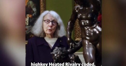77-year-old leaves no crumbs, using Gen Z slang to bring attention to art gallery