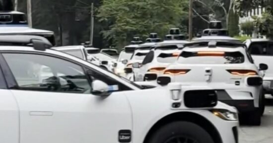 Driverless Waymo cars get into traffic jam in Atlanta