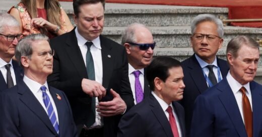 Tech CEOs in China with Trump make cases for more economic partnerships