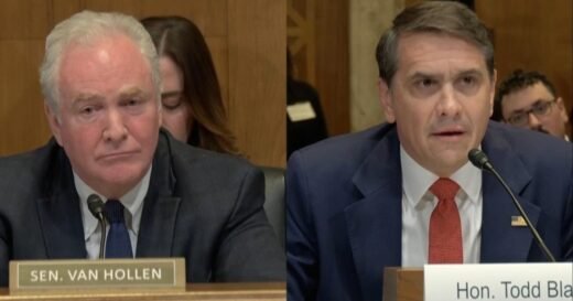 Watch: Van Hollen and Blanche get into heated exchange over “anti-weaponization” fund