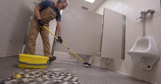 Retired Atlanta principal returns to his school, as a handyman