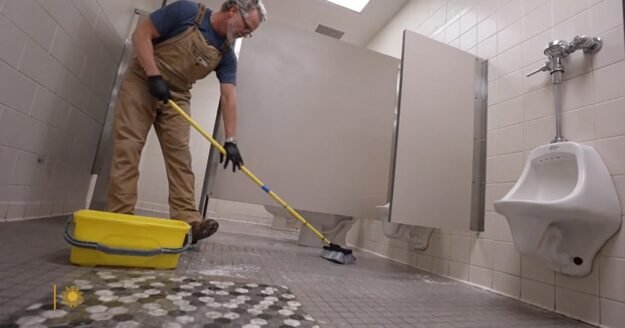 Retired Atlanta principal returns to his school, as a handyman